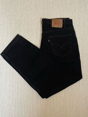 Levi’s 550 Black Jeans 36x30 Relaxed Fit Vintage Made in Canada